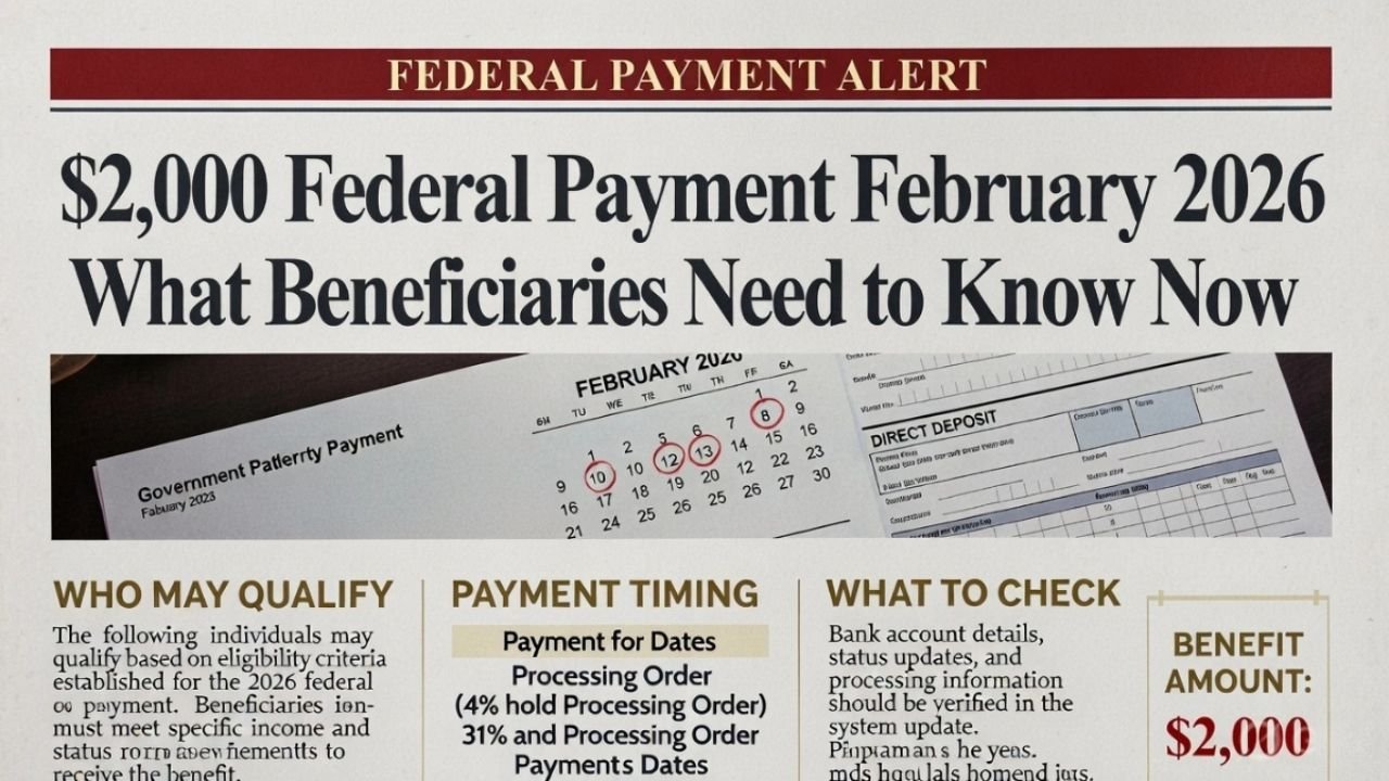 $2,000 Federal Payment Buzz: What’s Actually Confirmed and Why Some Taxpayers Could See Similar Deposits