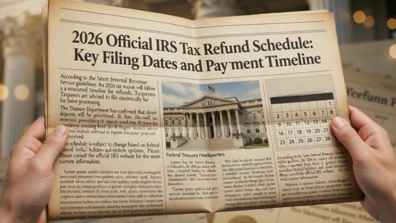 IRS Refund Season Update: Key Filing Dates and When Taxpayers Could See Their 2026 Deposits