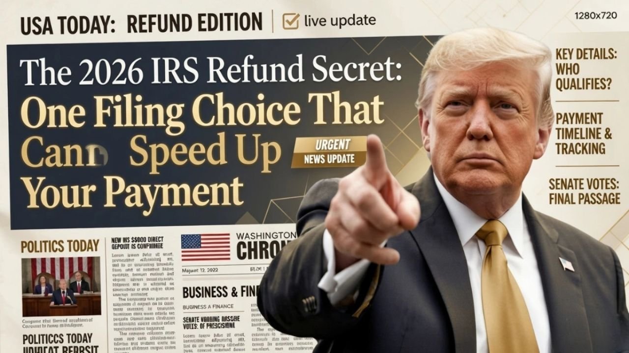 IRS Refunds in 2026: The Simple Filing Choice That Could Help You Get Paid Faster