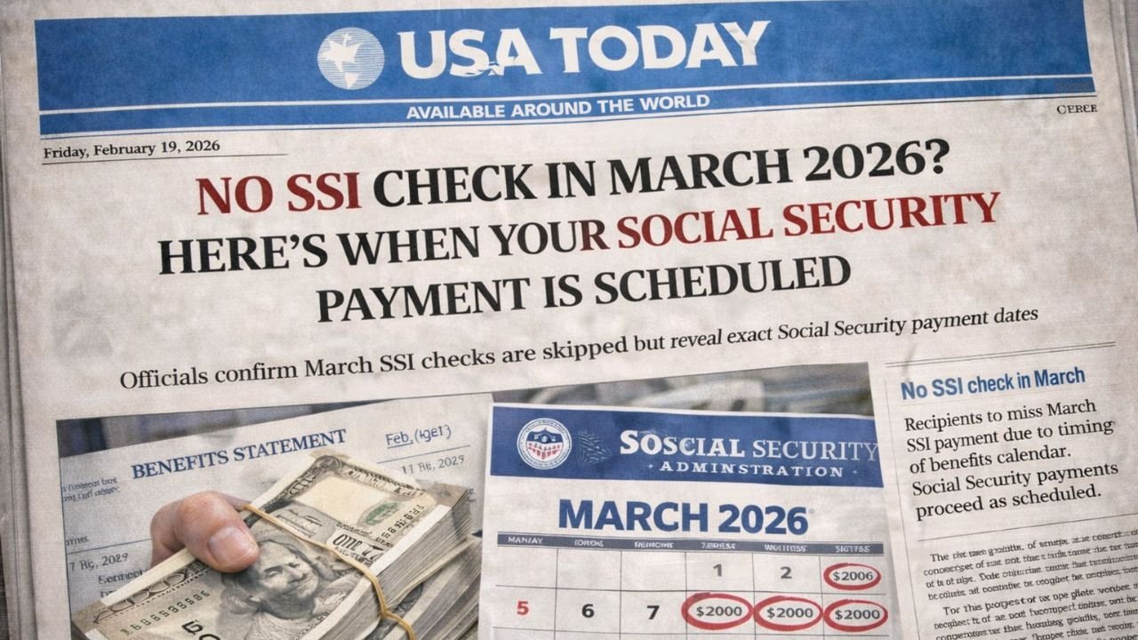 No SSI Check in March 2026? Here’s When Your Social Security Payment Is Scheduled