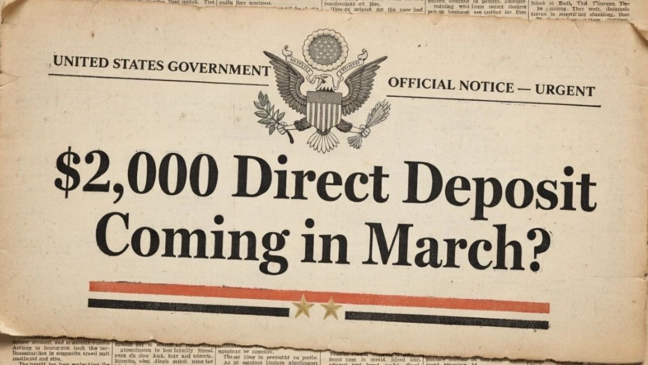 Will a $2,000 Direct Deposit Hit in March 2026? What Taxpayers Should Know